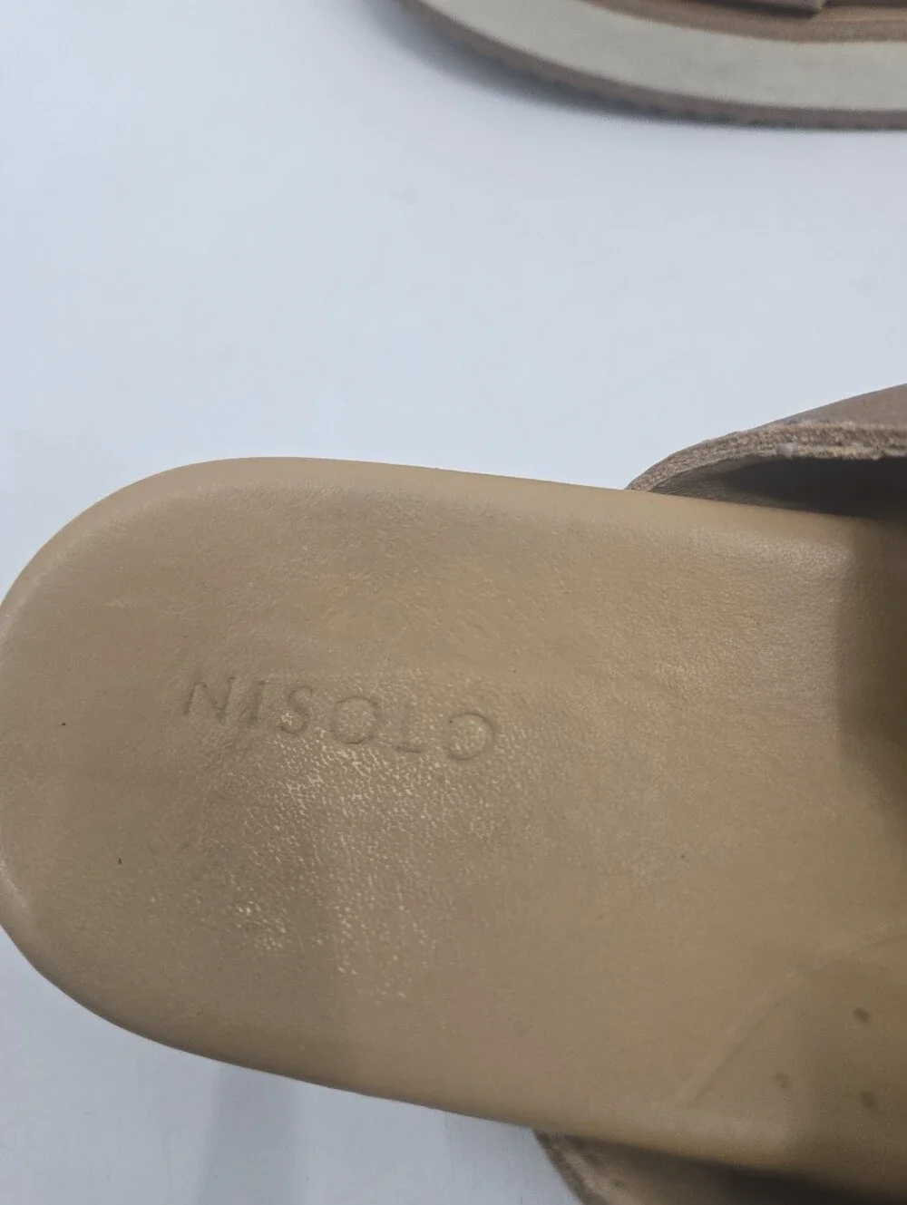 Nisolo Go To Sandals Almond Leather